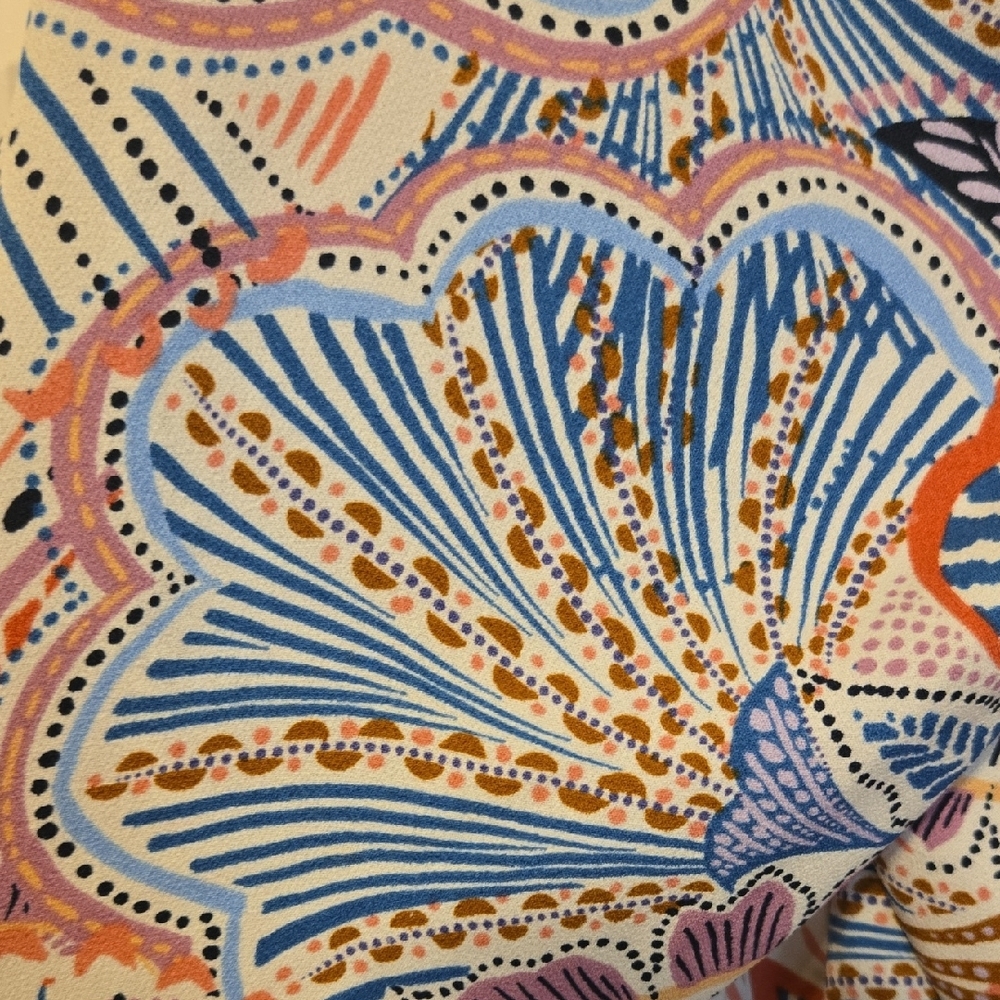 DR2 Multicolor Abstract Pattern Skirt - Picture 4 of 5